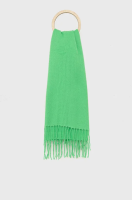 foto шарф vero moda жіночий колір зелений однотонний