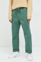 foto штани vans чоловічі колір зелений пряме