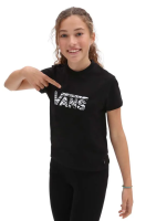 foto дитяча бавовняна футболка vans animal logo crew black колір чорний