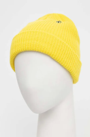 foto шапка volcom колір жовтий з тонкого трикотажу