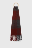 foto шарф sisley чоловічий колір червоний візерунок