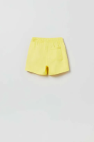 foto бавовняні дитячі шорти ovs колір жовтий