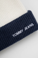 foto шапка з домішкою вовни tommy jeans колір синій