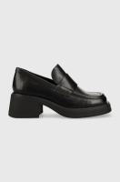 foto шкіряні туфлі vagabond dorah жіночі колір чорний каблук блок 5542.001.20