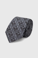 foto шовковий галстук moschino колір сірий