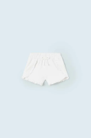 foto шорти для немовлят mayoral колір білий однотонні