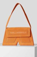 foto замшева сумочка karl lagerfeld колір помаранчевий
