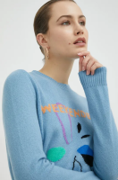 foto светр з кашеміру weekend max mara жіночий легкий