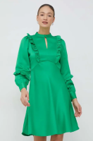 foto сукня y.a.s колір зелений mini розкльошена