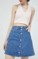 foto джинсова спідниця tommy jeans mini розкльошена