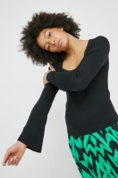 foto светр vila жіночий колір чорний