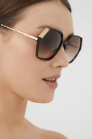 foto сонцезахисні окуляри tous жіночі колір коричневий
