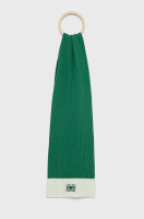 foto шарф з домішкою вовни united colors of benetton колір зелений однотонний
