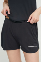 foto пляжні шорти emporio armani underwear жіночі колір чорний