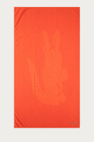 foto рушник lacoste колір помаранчевий