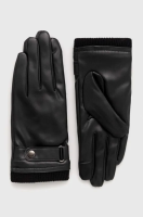 foto рукавички pieces жіночі колір чорний