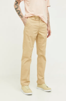 foto штани vans чоловічі колір бежевий пряме