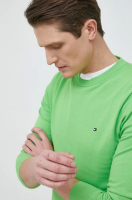 foto светр tommy hilfiger чоловічий колір зелений легкий