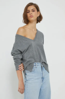 foto светр vila жіночий колір сірий легкий