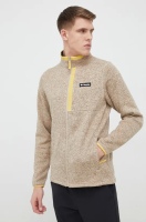 foto спортивна кофта columbia sweater weather колір бежевий меланж