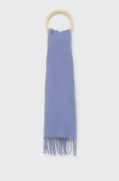 foto шарф vero moda жіночий колір фіолетовий однотонний