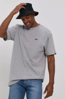 foto футболка vans чоловіча колір сірий меланж