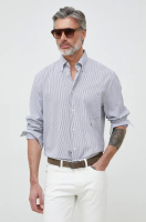 foto сорочка tommy hilfiger x shawn mendes чоловіча колір білий relaxed комір button-down