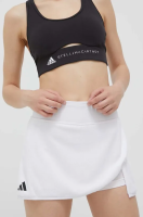 foto спортивна спідниця adidas performance club колір білий mini пряма