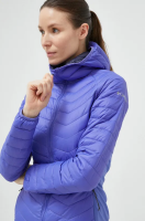 foto спортивна куртка columbia powder pass колір фіолетовий перехідна