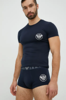 foto футболка і боксери emporio armani underwear колір синій з принтом