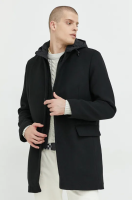 foto пальто з домішкою вовни tom tailor колір чорний перехідний