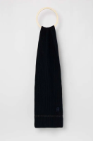 foto шарф з домішкою вовни tommy hilfiger колір синій з принтом