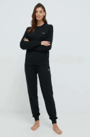 foto спортивний костюм лаунж emporio armani underwear жіночий колір чорний