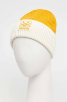foto шапка з домішкою вовни united colors of benetton x pantone колір жовтий