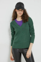 foto светр vila жіночий колір зелений