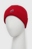 foto шапка superdry колір червоний з тонкого трикотажу з бавовни