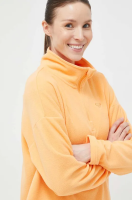 foto спортивна кофта roxy tech жіноча колір помаранчевий однотонна