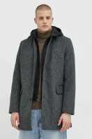 foto пальто з домішкою вовни tom tailor колір сірий перехідний