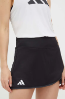 foto спортивна спідниця adidas performance club колір чорний mini пряма
