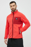 foto спортивна кофта burton hearth чоловіча колір червоний візерунок