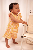 foto шорти для немовлят coccodrillo колір помаранчевий візерунок