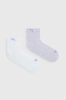 foto шкарпетки puma жіночі колір фіолетовий