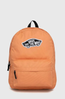 foto рюкзак vans жіночий колір помаранчевий великий однотонний