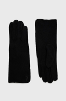 foto рукавички trussardi жіночі колір чорний
