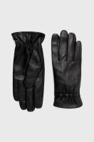 foto шкіряні рукавички medicine жіночі колір чорний