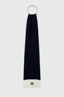 foto шарф з домішкою кашеміру united colors of benetton колір синій візерунок