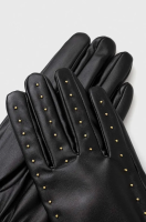 foto рукавички liu jo жіночі колір чорний