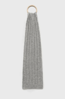 foto шарф tommy hilfiger жіночий колір сірий однотонний