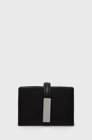 foto чохол на банківські карти calvin klein жіночий колір чорний