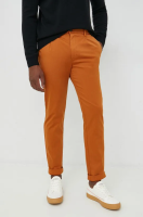 foto штани united colors of benetton чоловічі колір помаранчевий пряме